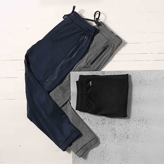 Lightweight Microfiber Slim Fit Trackpants