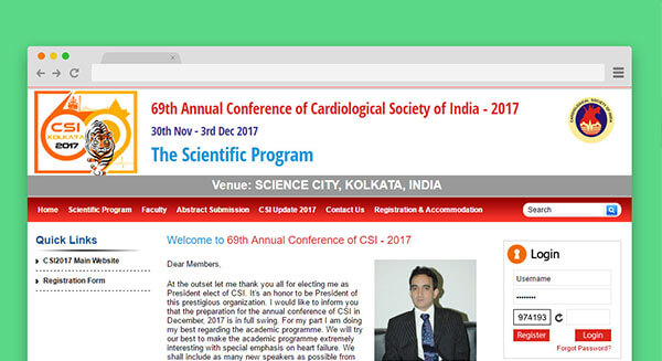 69th Annual Conference of Cardiological Society of India - 2017