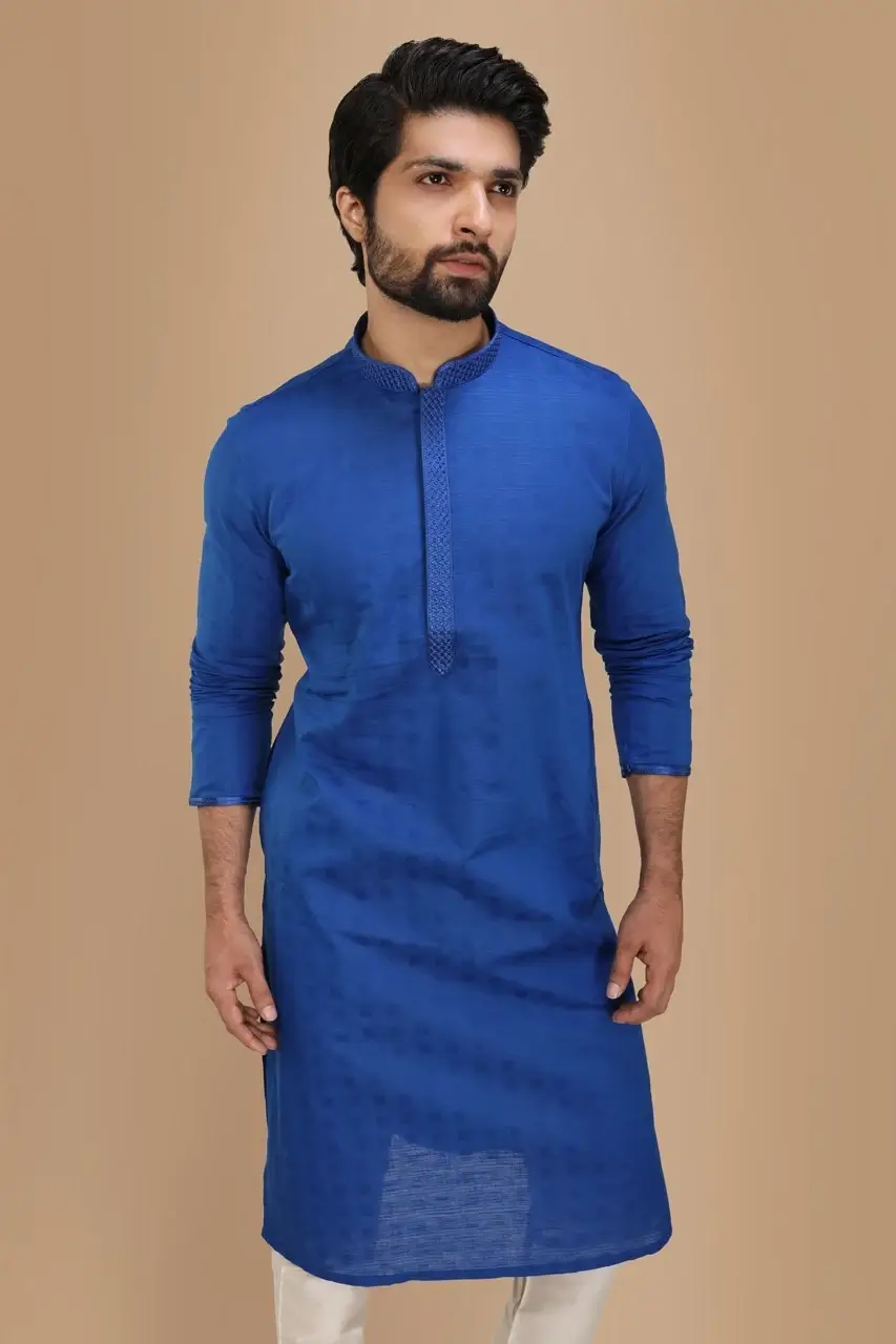 Fashionable Designer Blue Kurta Set